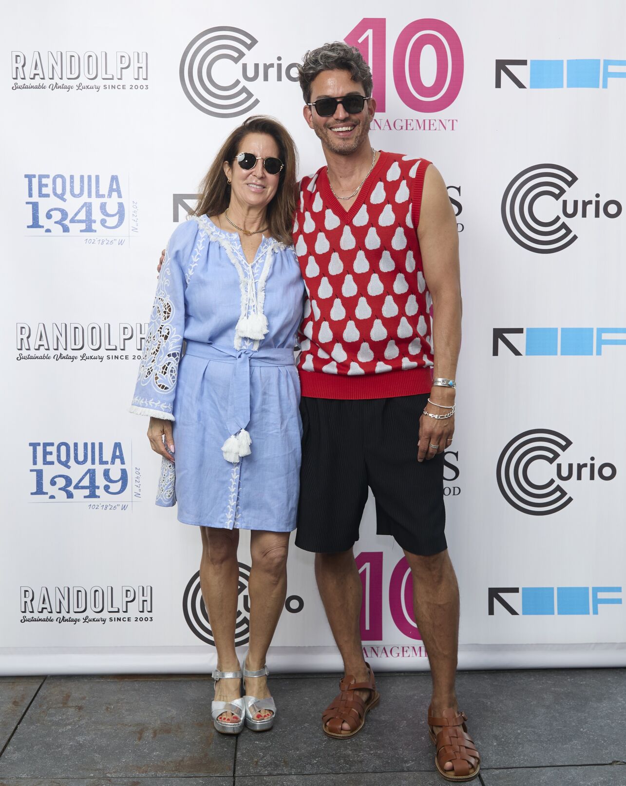 Sally Schwartz (Randolph Street Markt) and David Sanchez (10 MGMT). (Curio photo)